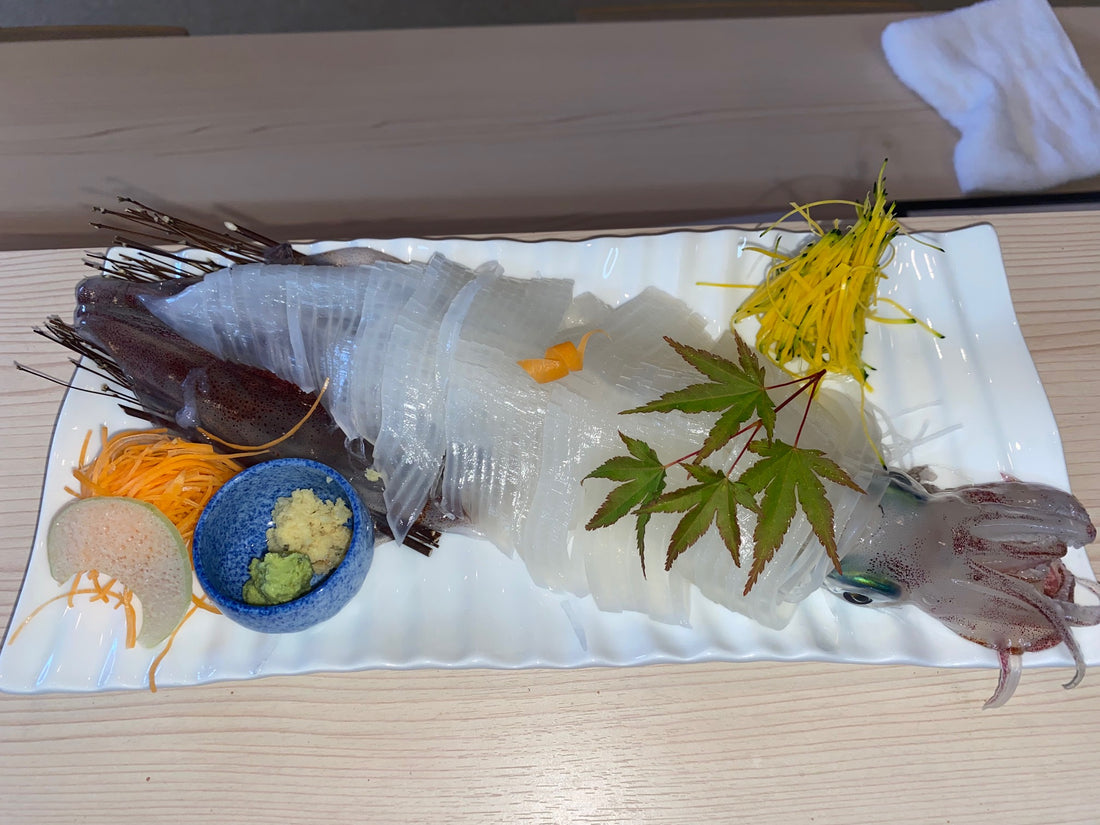 京丹後の活イカ