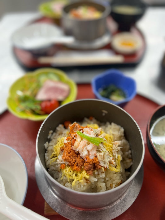 セコガニ釜飯