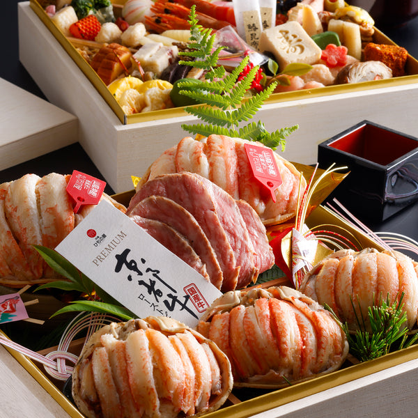 【8月16日販売開始】【早期会員特別割引 2024年10月30日(水)まで】2025年 まるごと松葉がにおせち【翡翠】「二段重」 ※2024年12月30日着（配送時間指定不可）